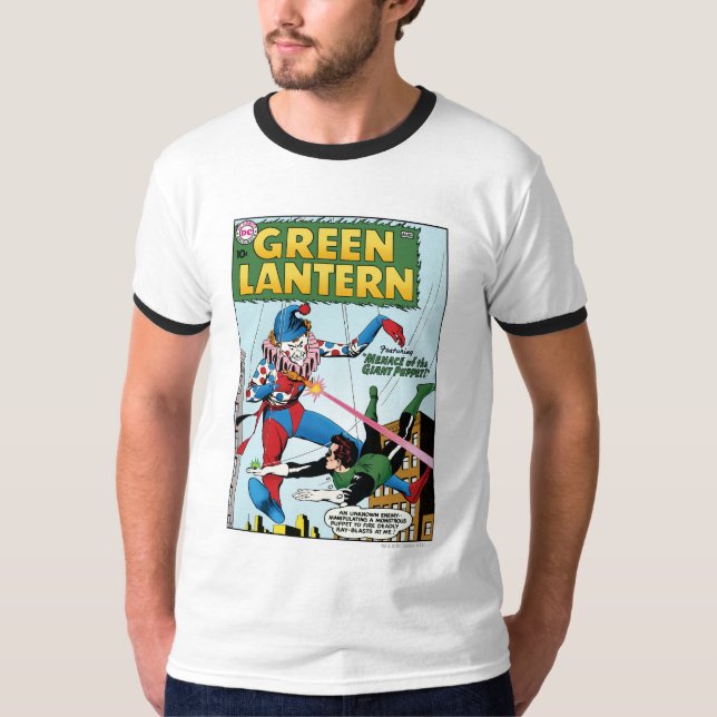 Grüne Laterne gegen Clown T-Shirt (Vorderseite)