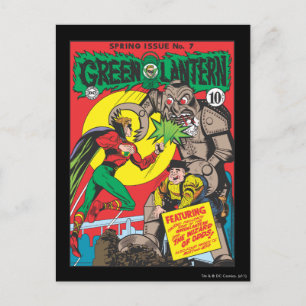 Grüne Laterne gegen den Zauberer der Odds Postkarte