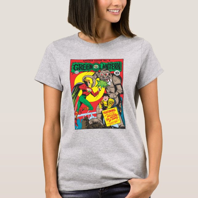 Grüne Laterne gegen den Zauberer der Odds T-Shirt (Vorderseite)