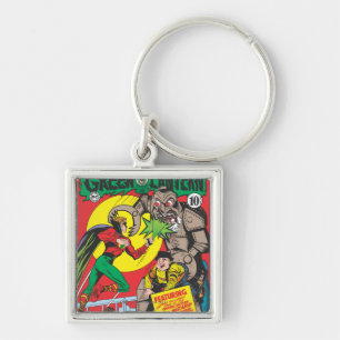 Grüne Laterne gegen den Zauberer von Chancen Schlüsselanhänger