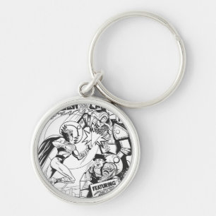 Grüne Laterne gegen den Zauberer von Chancen, von Schlüsselanhänger