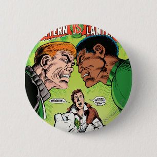 Grüne Laterne gegen grüne Laterne Button