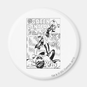 Grüne Laterne - gehen Sie von diesem Earch Hal Magnet