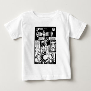 Grüne Laterne - Grün schattiertes Comic, Schwarz Baby T-shirt