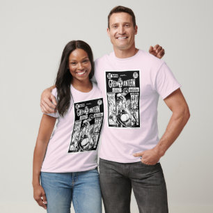 Grüne Laterne - Grünes schattiges Comic, Schwarz u T-Shirt