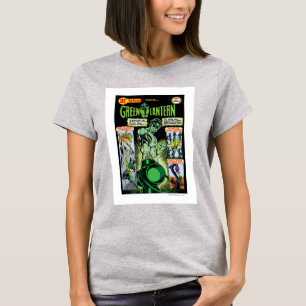 Grüne Laterne - Grünes schattiges Comic T-Shirt