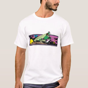 Grüne Laterne im Raum T-Shirt