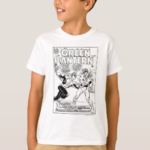 Grüne Laterne im Ring, Schwarzweiss T-Shirt