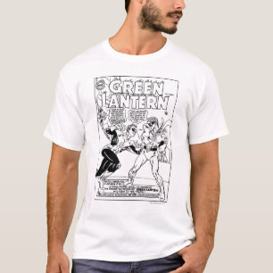 Grüne Laterne im Ring, Schwarzweiss T-Shirt