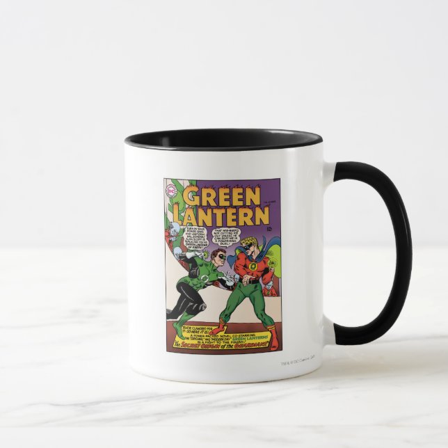 Grüne Laterne im Ring Tasse (Rechts)