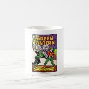 Grüne Laterne im Ring Tasse