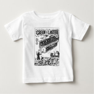 Grüne Laterne in den Gräben, Schwarz und Weiß Baby T-shirt