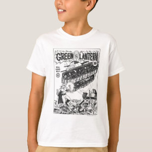 Grüne Laterne in den Gräben, Schwarzweiss T-Shirt