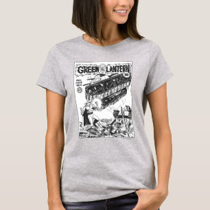 Grüne Laterne in den Gräben, Schwarzweiss T-Shirt