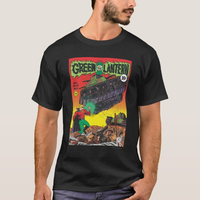 Grüne Laterne in den Gräben T-Shirt (Vorderseite)