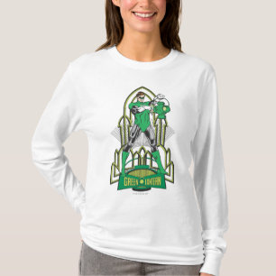 Grüne Laterne mit Buchstaben T-Shirt