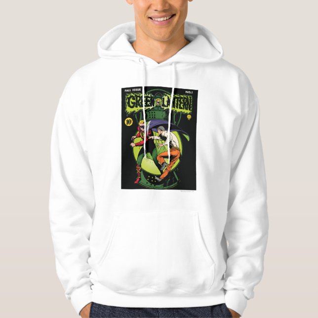 Grüne Laterne mit Kampffläche Hoodie (Vorderseite)