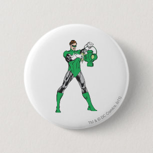 Grüne Laterne mit Laterne Button