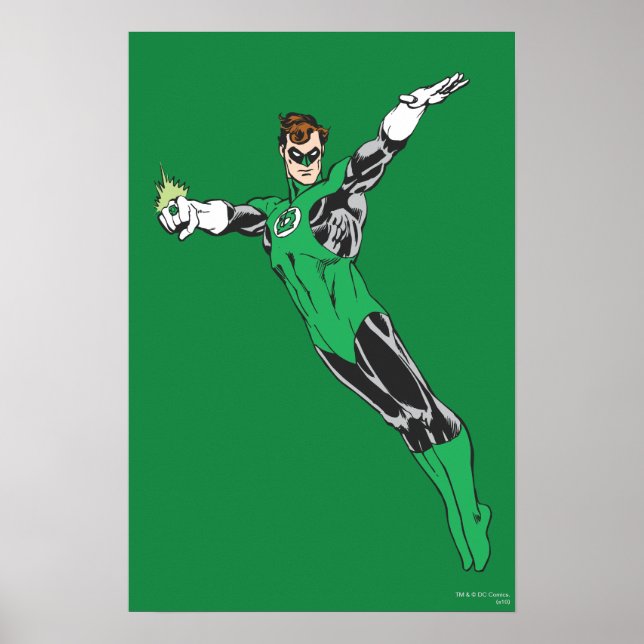 Grüne Laterne Poster (Vorne)