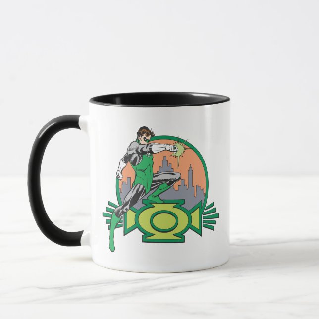 Grüne Laterne Tasse (Links)