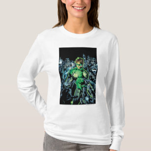 Grüne Laterne umgeben - Farbe T-Shirt