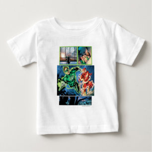 Grüne Laterne und die grelle Platte Baby T-shirt