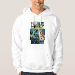 Grüne Laterne und die grelle Platte Hoodie