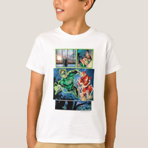 Grüne Laterne und die grelle Platte T-Shirt