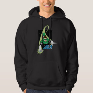 Grüne Laterne und Erde Hoodie