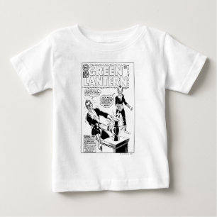 Grüne Laterne und Sinestro Abdeckung, Schwarzweiss Baby T-shirt