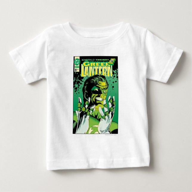 Grüne Laterne - Viele Ringe Baby T-shirt (Vorderseite)
