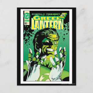 Grüne Laterne - Viele Ringe Postkarte