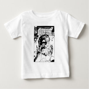 Grüne Laterne - viele Ringe, Schwarzweiss Baby T-shirt