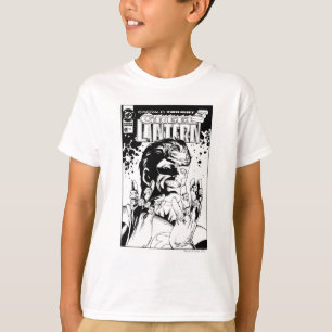 Grüne Laterne - viele Ringe, Schwarzweiss T-Shirt