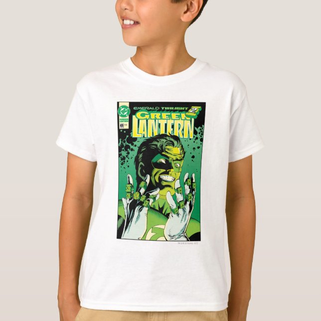 Grüne Laterne - Viele Ringe T-Shirt (Vorderseite)