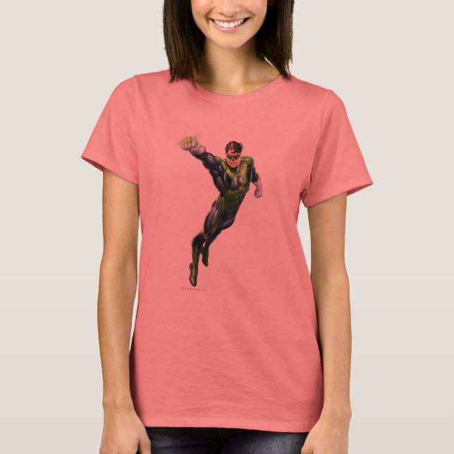 Grüne Laterne - Vollausgerendert, Arm ausgestreckt T-Shirt (Vorderseite)