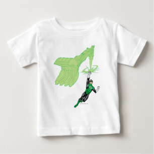 Grüne Laterne - völlig übertragen, mit Maschine Baby T-shirt