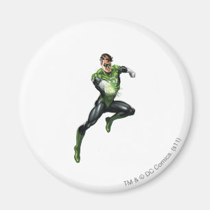 Grüne Laterne - völlig übertragen, springend Magnet