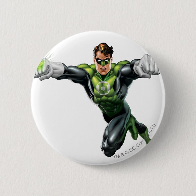 Grüne Laterne - völlig übertragen, vorwärts Button (Vorderseite)