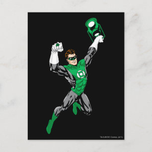 Grüne Laterne - Vollständig ausgerendert, mit Late Postkarte