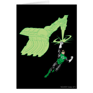 Grüne Laterne - Vollständig gerendert, mit Maschin