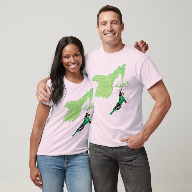 Grüne Laterne - Vollständig gerendert, mit Maschin T-Shirt (Unisex)