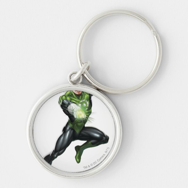 Grüne Laterne - Vollständig gerendert, springen Schlüsselanhänger (Vorne)