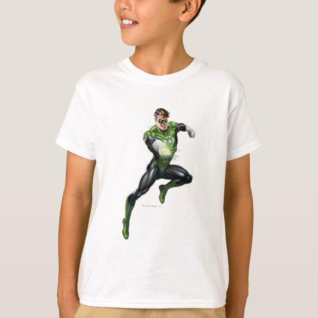 Grüne Laterne - Vollständig gerendert, springen T-Shirt (Vorderseite)