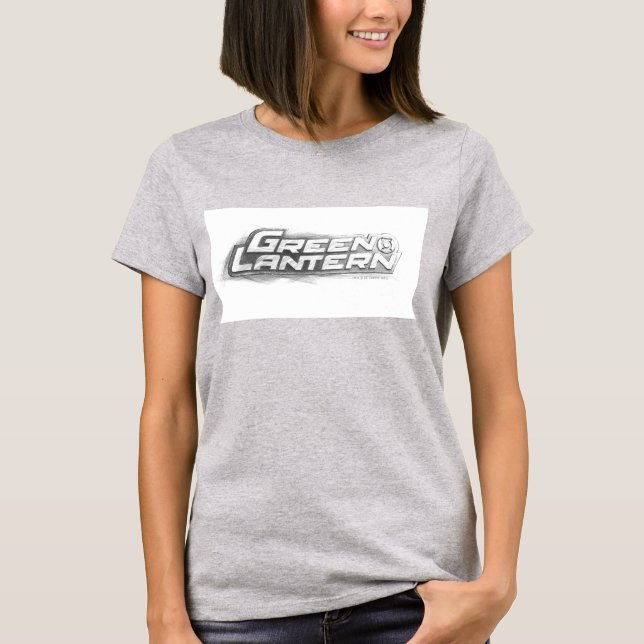 Grüne Laterne Zeichnend T-Shirt (Vorderseite)