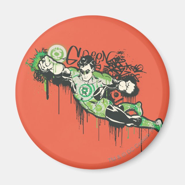 Grüne Laterne - Zwiespältiges Unschuldposter Magnet (Vorne)