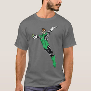 Grüne Laternen-Fliege oben T-Shirt