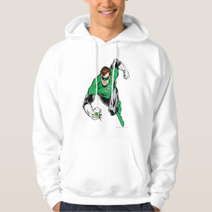 Grüne Laternen-Fliege vorwärts Hoodie