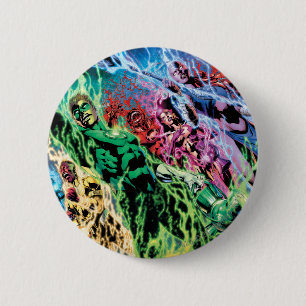 Grüne Laternen-Gruppe - Farbe Button