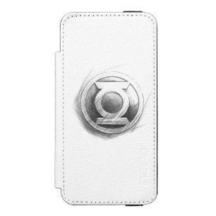 Grüne Laternen-Insignien Incipio Watson™ iPhone 5 Geldbörsen Hülle